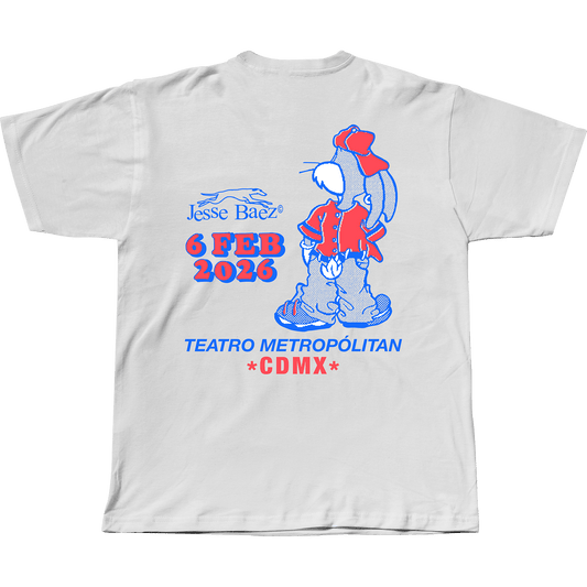 Playera Metropolitan Blanca - BIGMINI