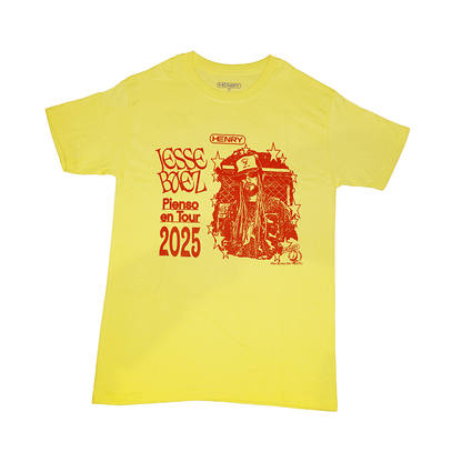 Playera Pienso en Tour Amarilla - BIGMINI