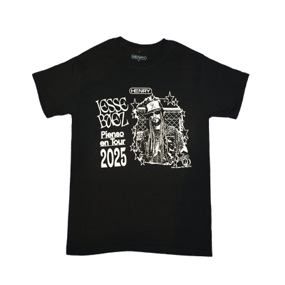 Playera Pienso en Tour Negra - BIGMINI